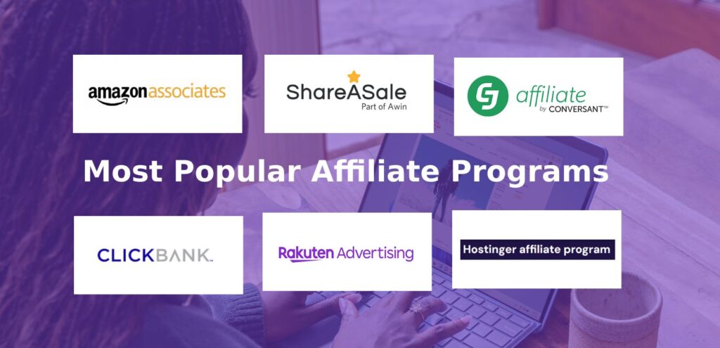 most popular affiliate programs