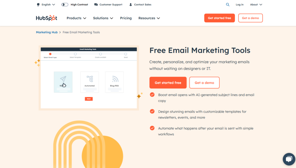 HubSpot Email Marketing